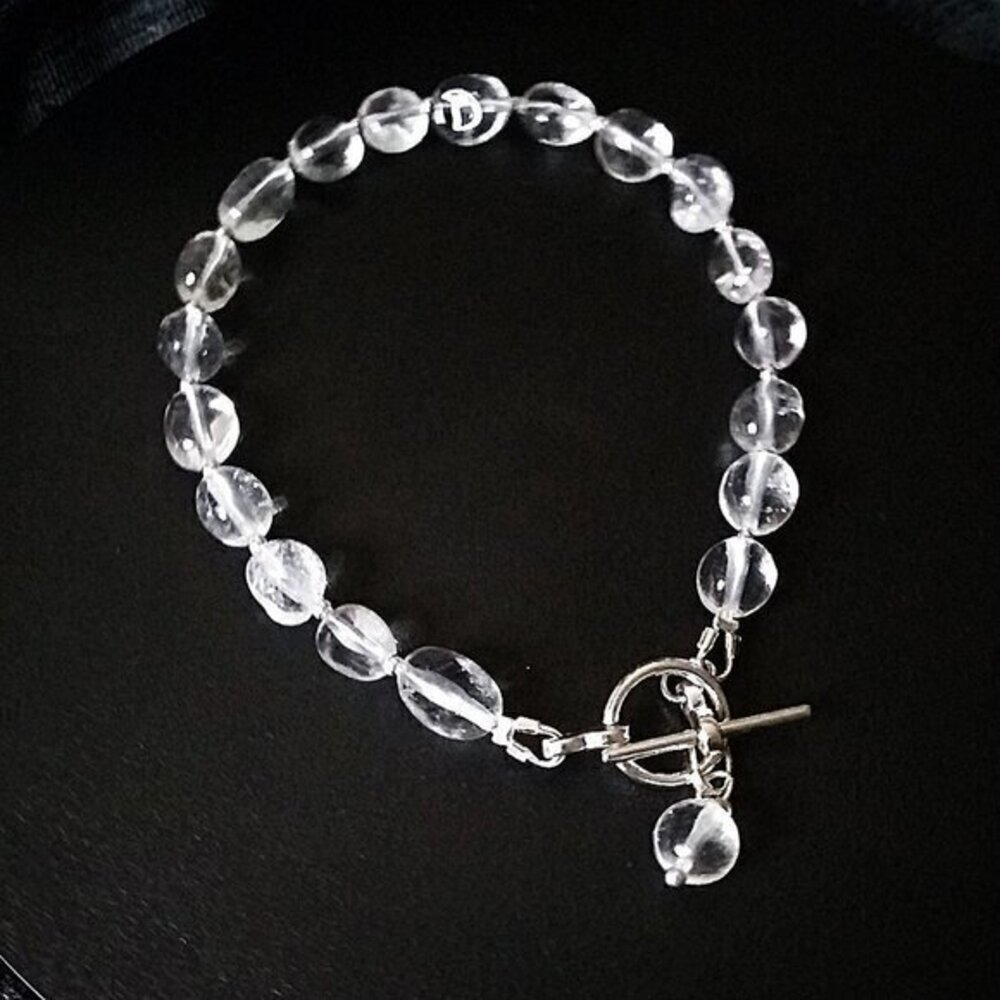 Clear Quartz Bracelet | Sparkling Crystal | Clarity Energy Focus